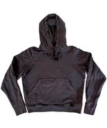 Last Heavy Men&#39;s Charcoal Heavyweight Cotton Hoodie Made in USA Size Small - $84.99