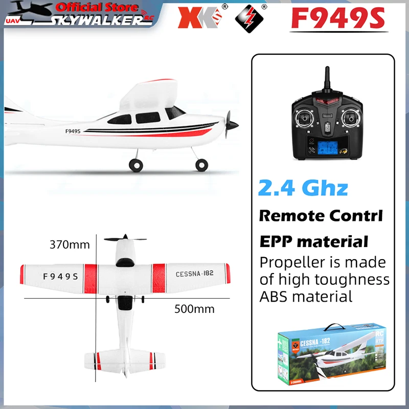 WLtoys F949S RC Foam Airplane 2.4GHz 5 Channel 3D/6G Motor Radio Controlled - £96.31 GBP+