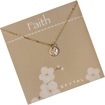 Baptism Gifts for Girl, Dainty Gold Necklace for for - £105.16 GBP