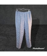 Womans Sigrid Olsen Gray on Gray Linen/Silk Pants Size 12 - £19.92 GBP