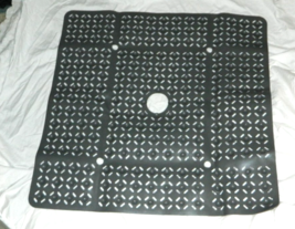 NEW Non-Slip Rubber Shower Mat measures 27"x27 with 225 Suction Cups - $12.82
