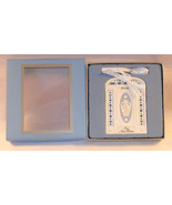 New Wedgwood Blue White Jasperware Our  First Home 2006 Christmas Tree O... - $34.28 CAD