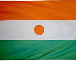 Niger - 3'X5' Nylon Flag - Nylon, 3' x 5', Without Fringe, Grommets - $64.80