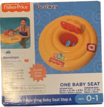 One Baby Seat Water Tube by Bestway Swim Ring Yellow-Red - £20.54 GBP