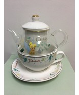 Disney Ceramic Glass Teapot and Cup set - Tinker Bell Disney - Mothers D... - £45.64 GBP