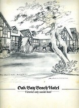 Oak Bay Beach Hotel Menu Victoria British Columbia Bentley&#39;s on the Bay  - £37.95 GBP