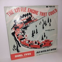 COLUMBIA Burl Ives 78rpm Little Engine That Could &amp; Old Witch Record Unbreakable - £11.65 GBP