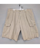 The North Face Axey Men&#39;s 34x11 Cargo Shorts Grid Print Cotton Ripstop G... - $459.38 MXN