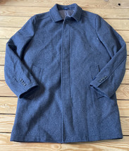 jwn John W Nordstrom NWOT men’s button up wool overcoat Size S grey HG - £49.20 GBP