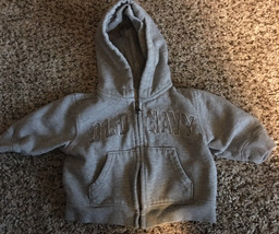 * Old Navy Baby Boys Size 3/6m Sweatshirt Hooded Front Zipper - $4.99