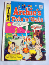 Archie&#39;s Pals &#39;n&#39; Gals #71 1972 Archie Comics Good Drug Story - £5.52 GBP