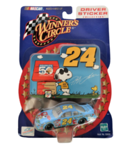 2000 Hasbro Winner&#39;s Circle Peanuts Snoopy Jeff Gordon Car NASCAR NOC - £19.53 GBP