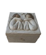Vintage Willow Tree Friendship Sculpted Hand-Painted Keepsake Trinket Bo... - €11,16 EUR