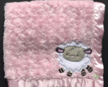 Fisher Price Baby Blanket Lamb Sheep Satin Trim Embroidered Lovey - $12.99