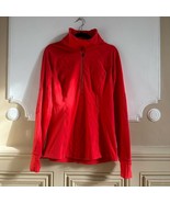Lululemon Run Toasty Tech Long Sleeve 1/2 Zip Running Pullover Love Red 10 - $1,244.38 MXN
