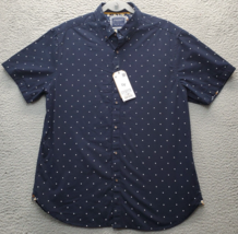 Denim &amp; Flower Ricky Singh Shirt Mens Large Multi Polka Dots Collar Button Down - $22.37