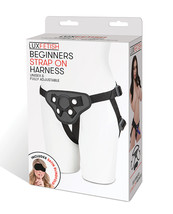 Lux Fetish Beginners Strap On Harness - Black - $35.99