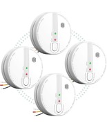 Smoke Detector, Hardwired Interconnected Smoke Detectors, Smoke Alarm wi... - $67.96 CAD