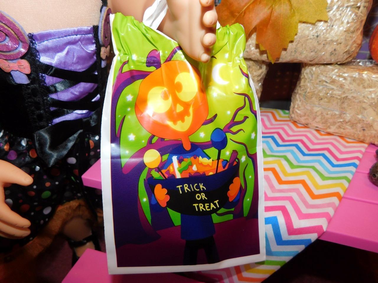 18&quot; Doll Halloween Trick or Treat Bag Lot F fits Our Generation American... - $1.44