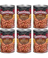 Dennison&#39;s, Hot Chili Con Carne with Beans, 15oz Can (Pack of 6) - $45.99