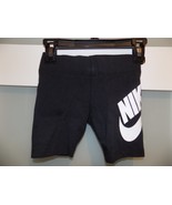 Nike Black Jersey Logo Graphic Bike Shorts Size 6 Girl&#39;s NEW 36G603-023 - $23.61 CAD