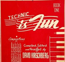 Technic Is Fun 1941 Beginner Piano Instruction Book One 1st Edition PB C1 - $368.02 MXN