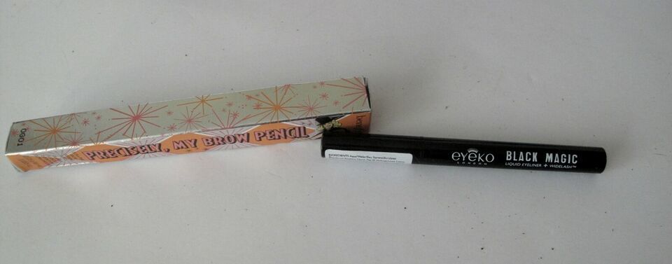 Precisely My Brow Pencil 4.5 & Eyeko Black Magic Liquid Eyeliner - travel size - $24.82