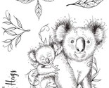 Clear Stamp Set Koala HUGS Transparent - £16.02 GBP