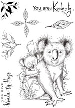 Clear Stamp Set Koala HUGS Transparent - £15.95 GBP