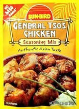 Sun-Bird GENERAL TSO&#39;s CHICKEN Asian Seasoning Mix 1.14oz (Pack of 2) - £7.87 GBP