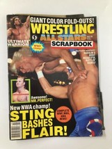 Wrestling All Stars Scrapbook 1990 #10 Sting Bashes Ric Flair No Label - £21.51 GBP