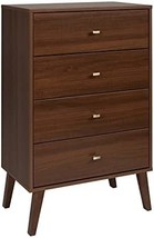 Prepac Milo 4-Drawer Chest, Cherry - £169.05 GBP