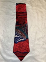 COOGI Vintage Australia Men&#39;s Designer Silk Necktie Tie Abstract Multicolored - $25.00