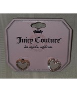 Juicy Couture Pink Gold Heart  Earrings Jewelry Cute - $41.69 CAD