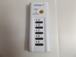 iClicker + Plus student remote response model RLR15 working ID:XXXX2A54 - $11.88