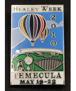 2010 Austin Healey Week Temecula California CA Enamel Pin Hot Air Balloons - $13.99