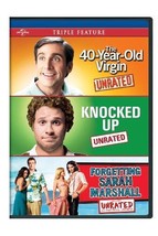 The 40-Year-Old Virgin / Knocked Up / Forgetting Sarah Marshall Triple Feature - £6.76 GBP
