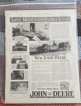 Vintage John Deere 1929 Manure Spreader Advertisement - £16.18 GBP