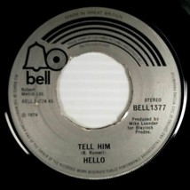 Hello - Tell Him / Lightning [7&quot; 45 rpm Single] UK Import - £3.63 GBP