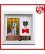 Personalized Pet Tag Keepsake Frame with 4&quot; x 6&quot; Photo Display - Unique ... - $78.50 CAD