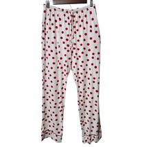 The Cat&#39;s Pajamas Red &amp; White Medium Polka Dot Pima Cotton Blend Pockets... - £15.22 GBP