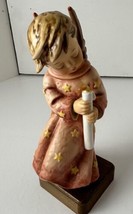 Goebel Hummel Heavenly Angel Candle Robe Stand Alone Tree Topper #755 1994 New - £125.16 GBP