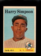 1958 Topps #299 Harry Simpson Vgex Yankees *NY9277 - $5.39