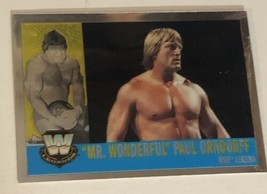 Mr Wonderful Paul Orndorff WWE Heritage Chrome Topps Trading Card 2006 #83 - £1.55 GBP
