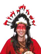Native American Indian Headdress , Feathered - $18.08