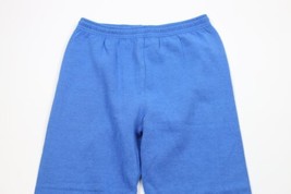 Vintage 90s Streetwear Mens Medium Faded Blank Sweatpants Joggers Royal Blue USA - £31.11 GBP