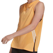 adidas Womens Sleeveless Logo Tank Top Size Small Color Hazy Orange - £20.86 GBP