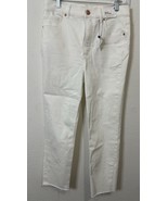 Express Women’s White Super High Rise Denim Mom Jeans Size 8 - $29.69