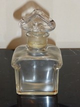 Vintage Guerlain BACCARAT Empty Perfume Bottle 4.5" Tall - $48.51