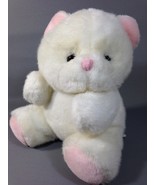 Chosun White Teddy Bear Plush Pink Ears &amp; Nose Soft Stuffed Animal Lovey 9&quot; - $29.99